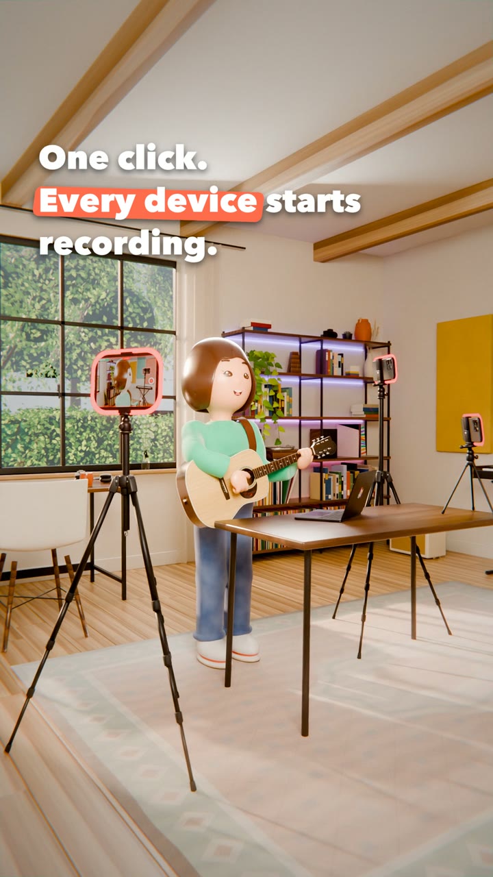 Sweet Suite Music — Press Record: one click and every phone in the room starts recording